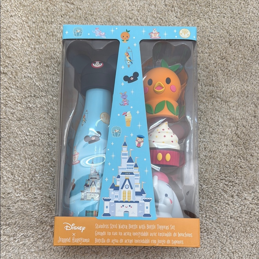 Disney Stainless Steel Water Bottle Set - Blue and Orange - Jerrod Maruyama